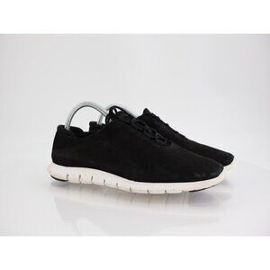 Cole Haan Women's ZeroGrand Oxford Sneaker Size 10 Trainer Black Suede Shoe